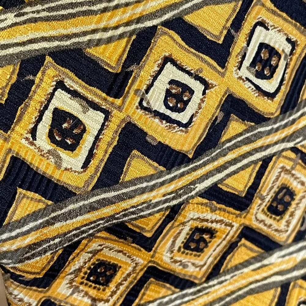 Robert Talbott 3 PC Lot Necktie Mens Gold Burgundy Navy Silk USA Career Business